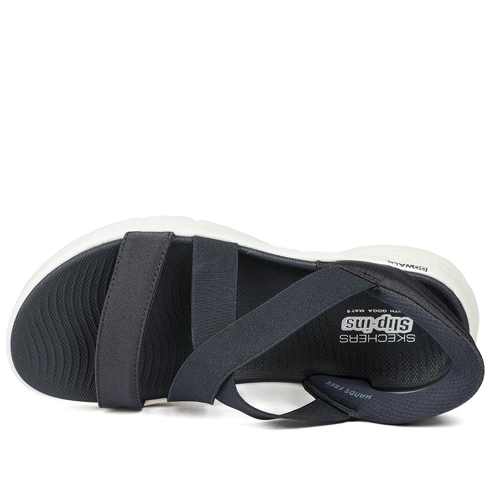 Skechers Slip-ins: GO WALK Flex Sandal - Glimmer - SKE43028 / 328 686 - Navy - Image 5