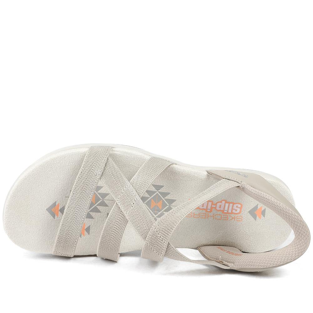 Skechers Slip-ins: Reggae Slim Sandals - SKE43532 / 329 429 - Taupe - Image 4