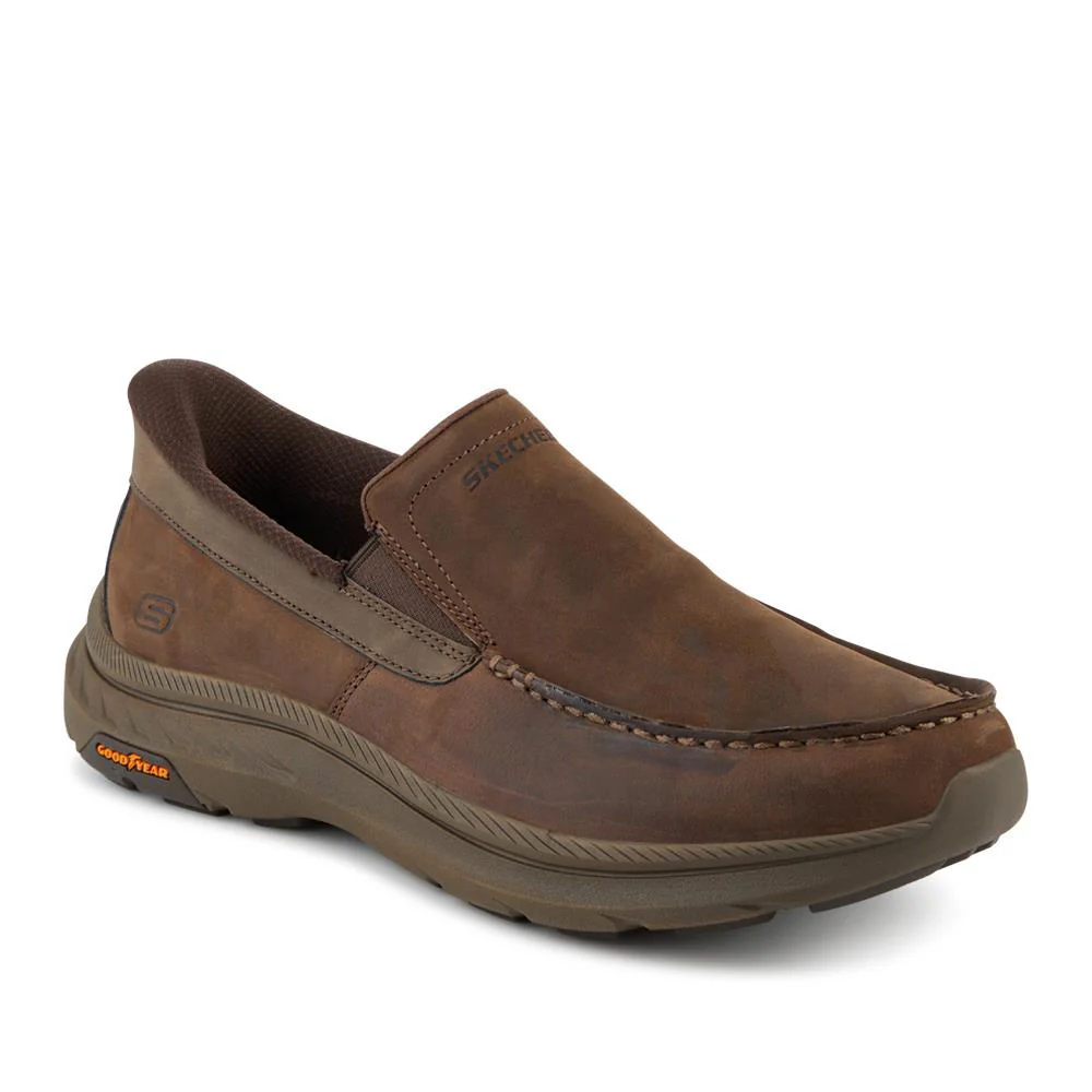 Skechers Slip-ins: Pollard - Osgood Shoes - SKE42502 / 327 760 - Chocolate