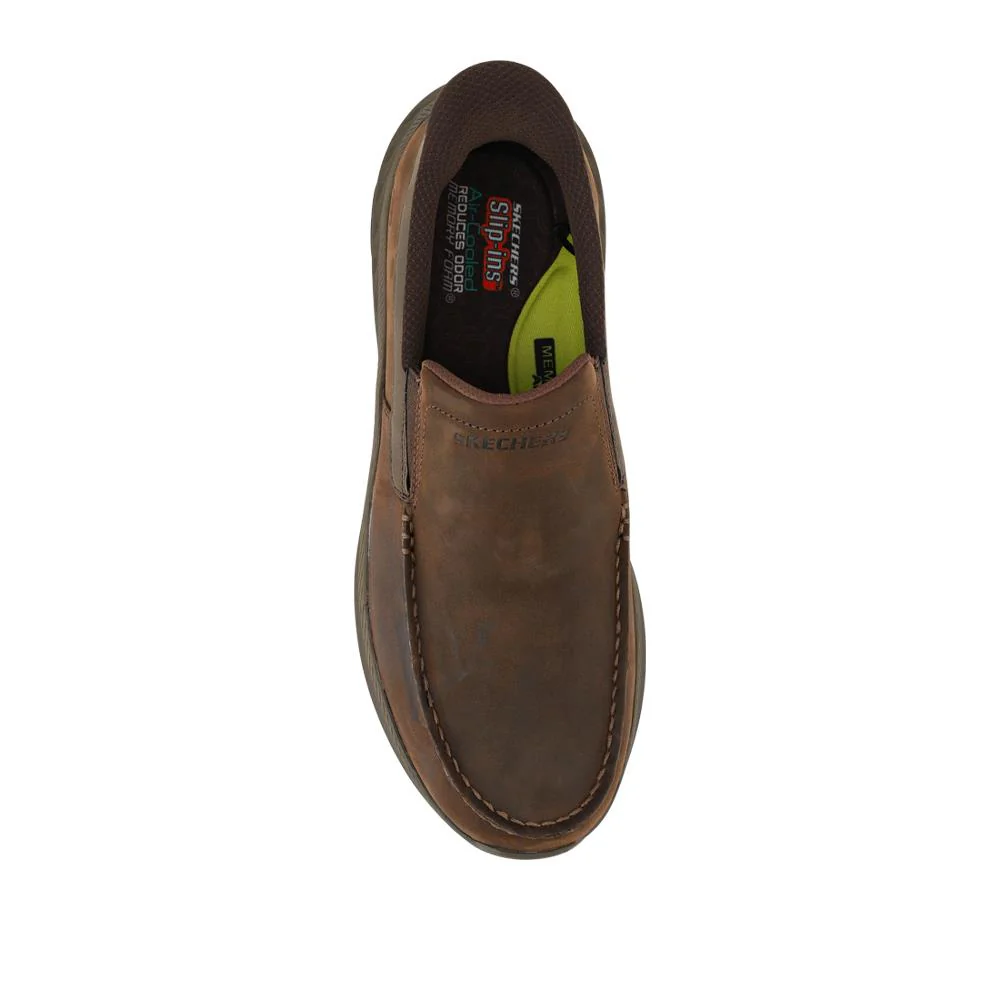 Skechers Slip-ins: Pollard - Osgood Shoes - SKE42502 / 327 760 - Chocolate - Image 4