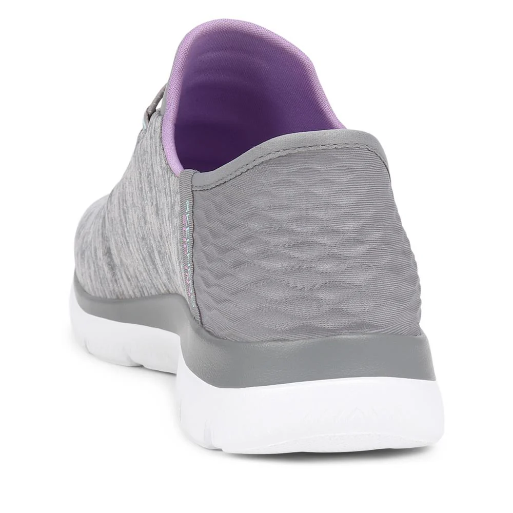 Skechers Wide Fit Slip-ins: Summits Trainers - SKE39055 / 324 794 - Grey - Image 3