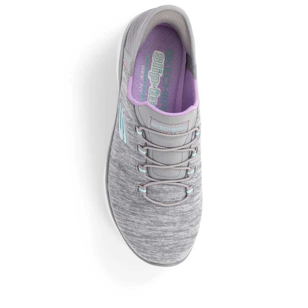 Skechers Wide Fit Slip-ins: Summits Trainers - SKE39055 / 324 794 - Grey - Image 5