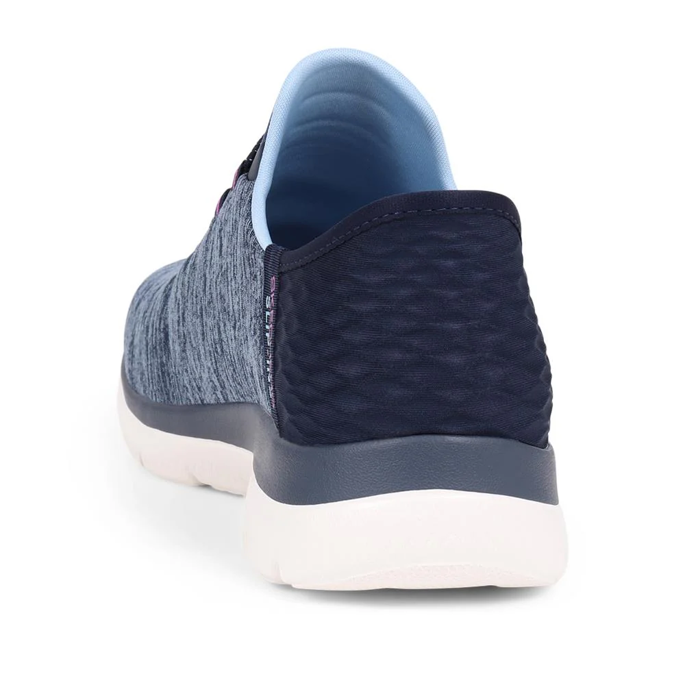 Skechers Wide Fit Slip-ins: Summits Trainers - SKE39055 / 324 794 - Navy - Image 3