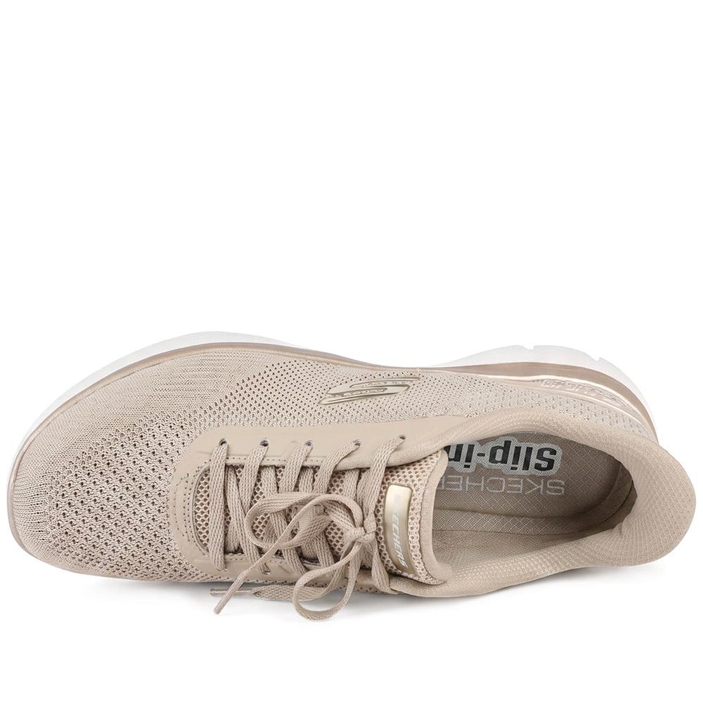 Skechers Slip-ins: Summits Lace Up Trainers - SKE43030 / 329 106 - Natural - Image 4