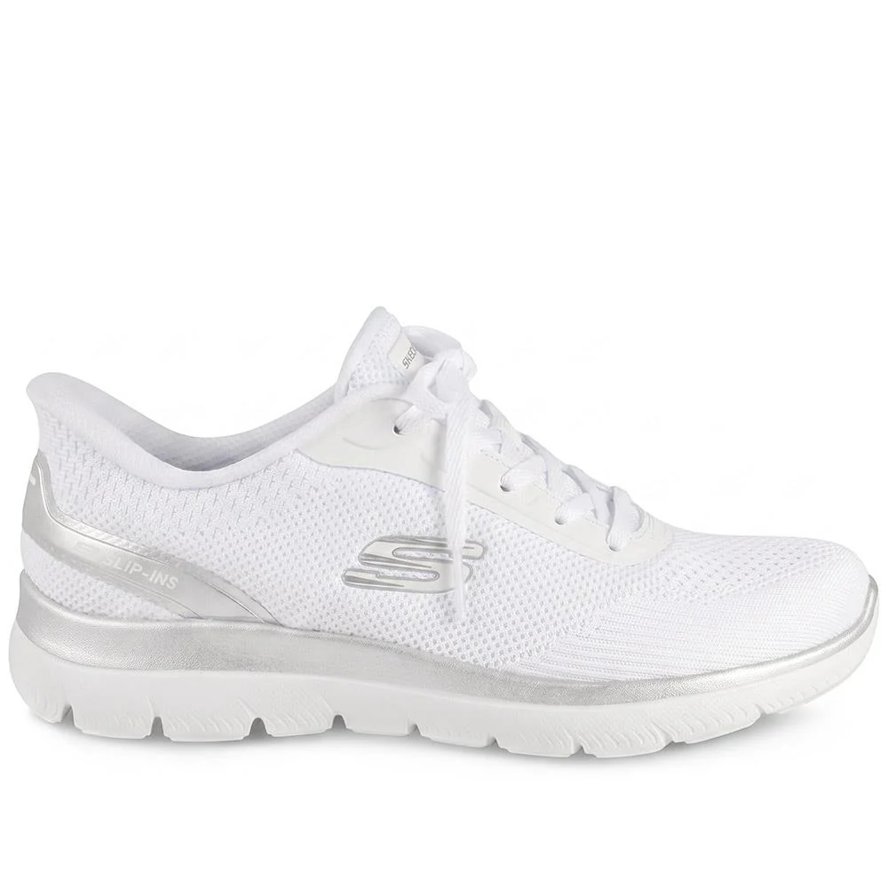 Skechers Slip-ins: Summits Lace Up Trainers - SKE43030 / 329 106 - White - Image 2