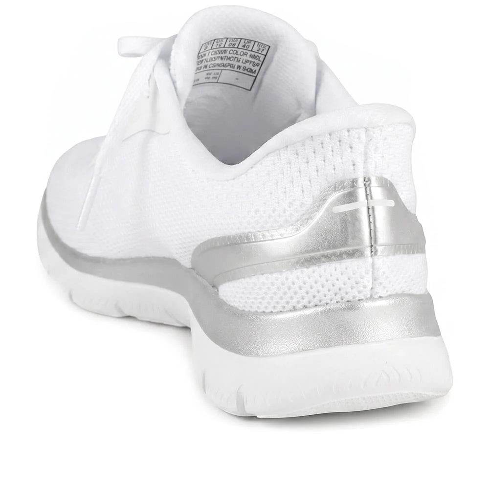 Skechers Slip-ins: Summits Lace Up Trainers - SKE43030 / 329 106 - White - Image 3