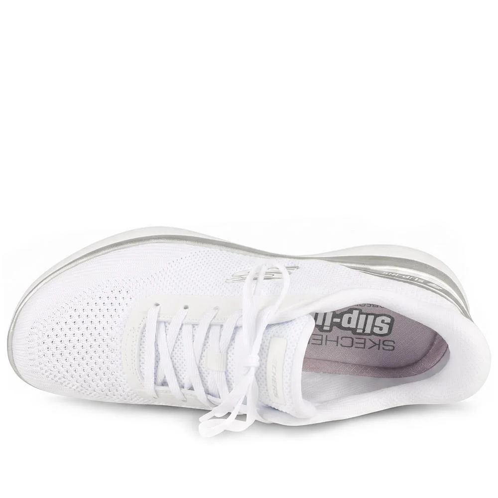 Skechers Slip-ins: Summits Lace Up Trainers - SKE43030 / 329 106 - White - Image 4