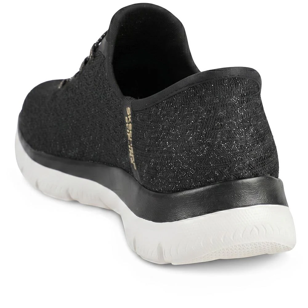 Skechers Slip-ins: Summits-Lunar Glow Trainers - SKE43101 / 329 150 - Black - Image 3