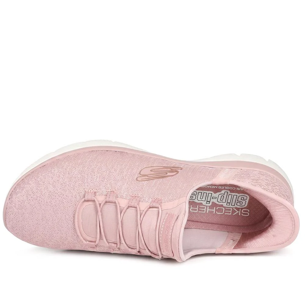 Skechers Slip-ins: Summits-Lunar Glow Trainers - SKE43101 / 329 150 - Mauve - Image 4