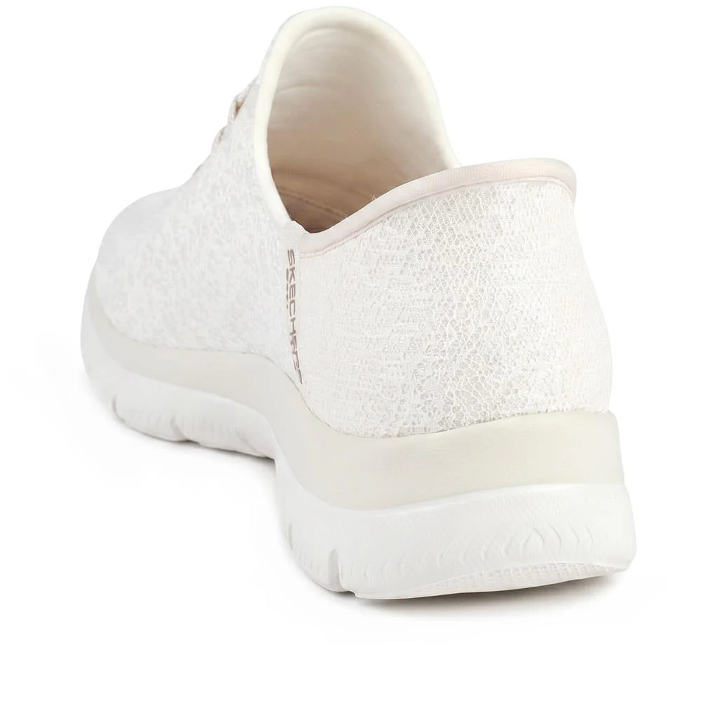 Skechers Slip-ins: Summits-Lunar Glow Trainers - SKE43101 / 329 150 - Natural - Image 3