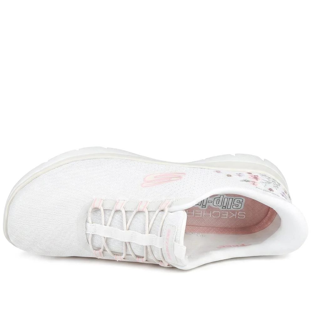Skechers Slip-ins: Summits-Spring Blossom Trainers - SKE43032 / 329 064 - Natural - Image 4