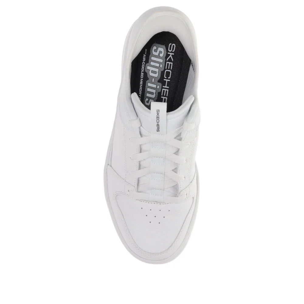Skechers Sport Court 92 Distown Trainers - SKE40510 / 325 737 - White - Image 5