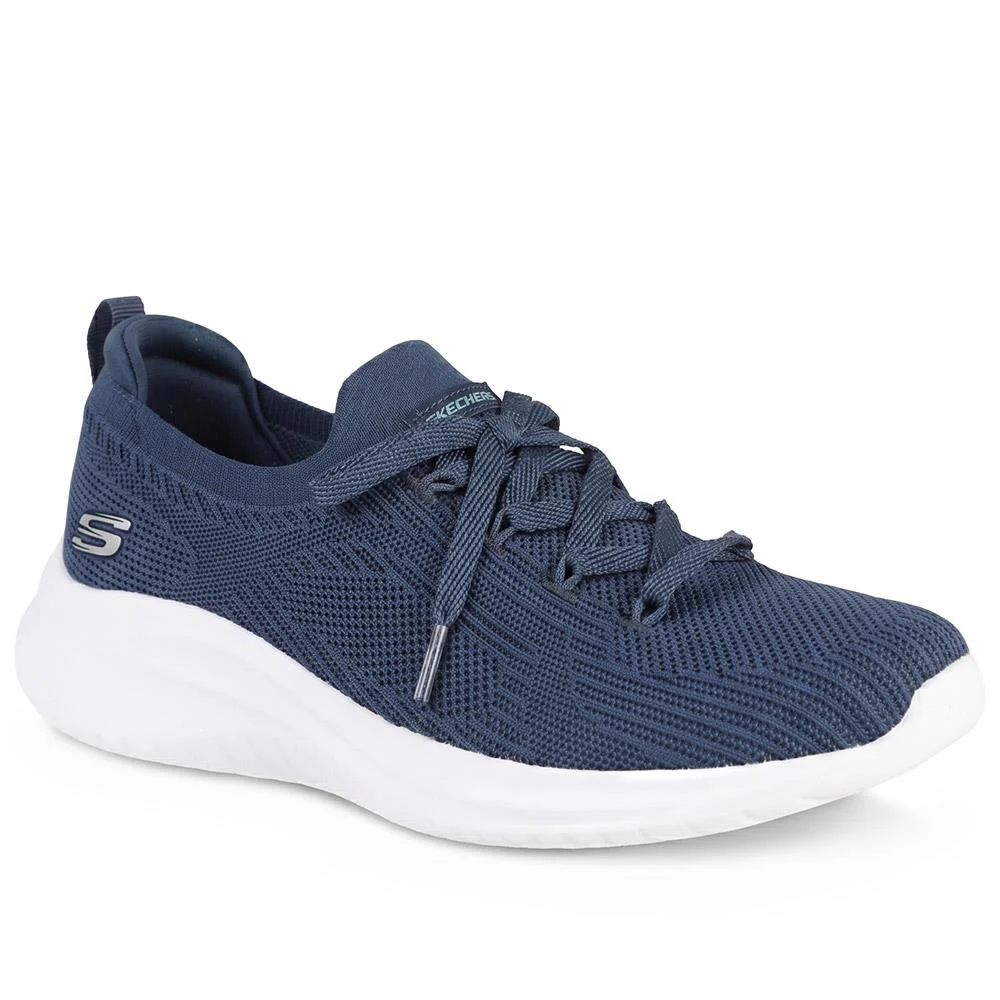Skechers Sporty Breathable Lace Up Trainers - SKE43015 / 328 681 - Image 3