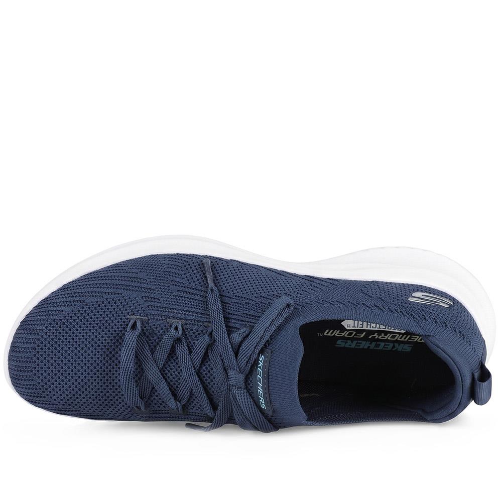 Skechers Sporty Breathable Slip On Trainers - SKE43015 / 328 681 - Navy - Image 4