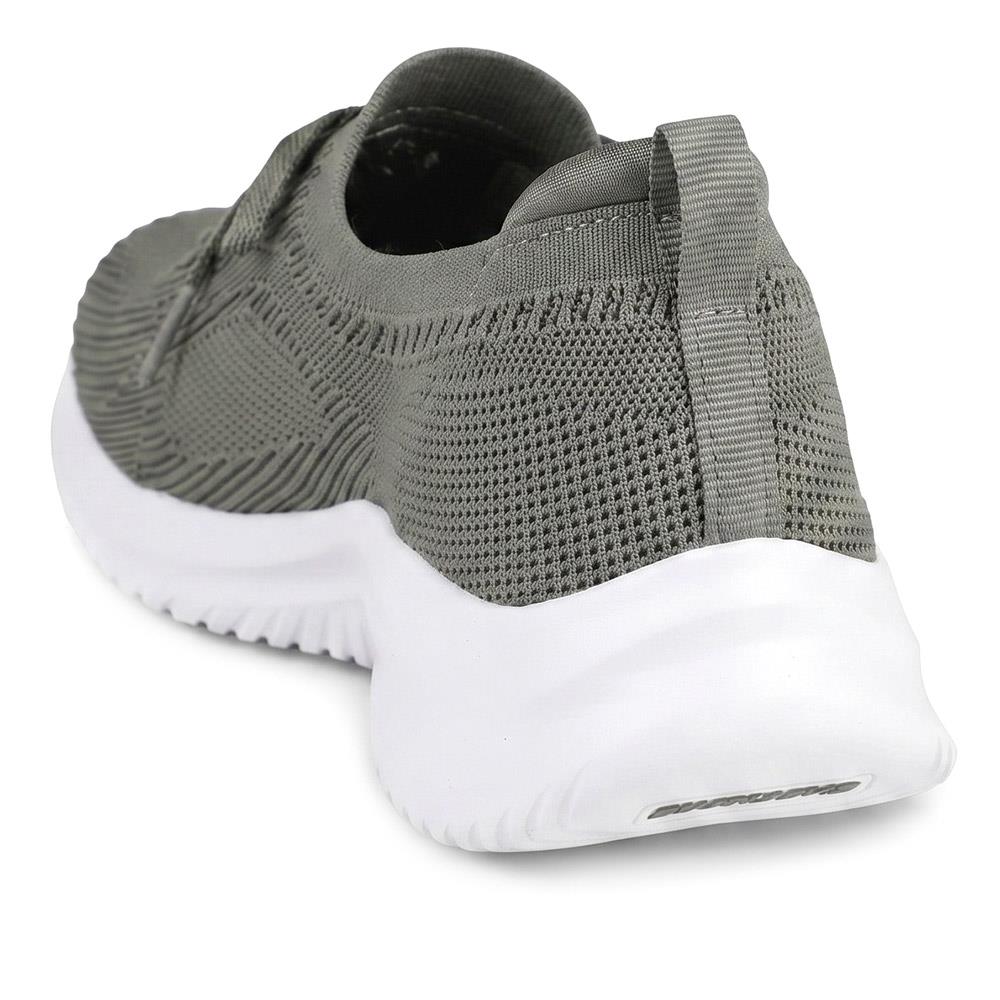 Skechers Sporty Breathable Slip On Trainers - SKE43015 / 328 681 - Olive - Image 3