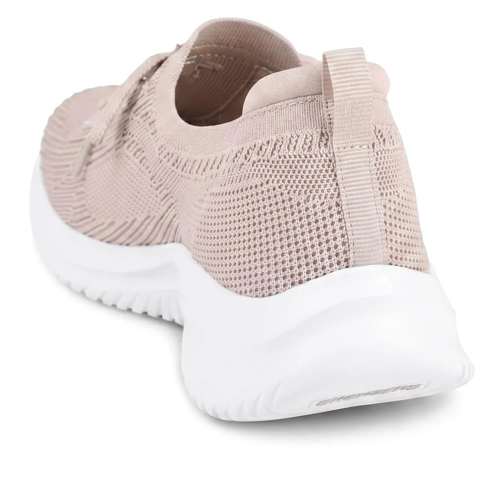 Skechers Sporty Breathable Slip On Trainers - SKE43015 / 328 681 - Taupe - Image 3