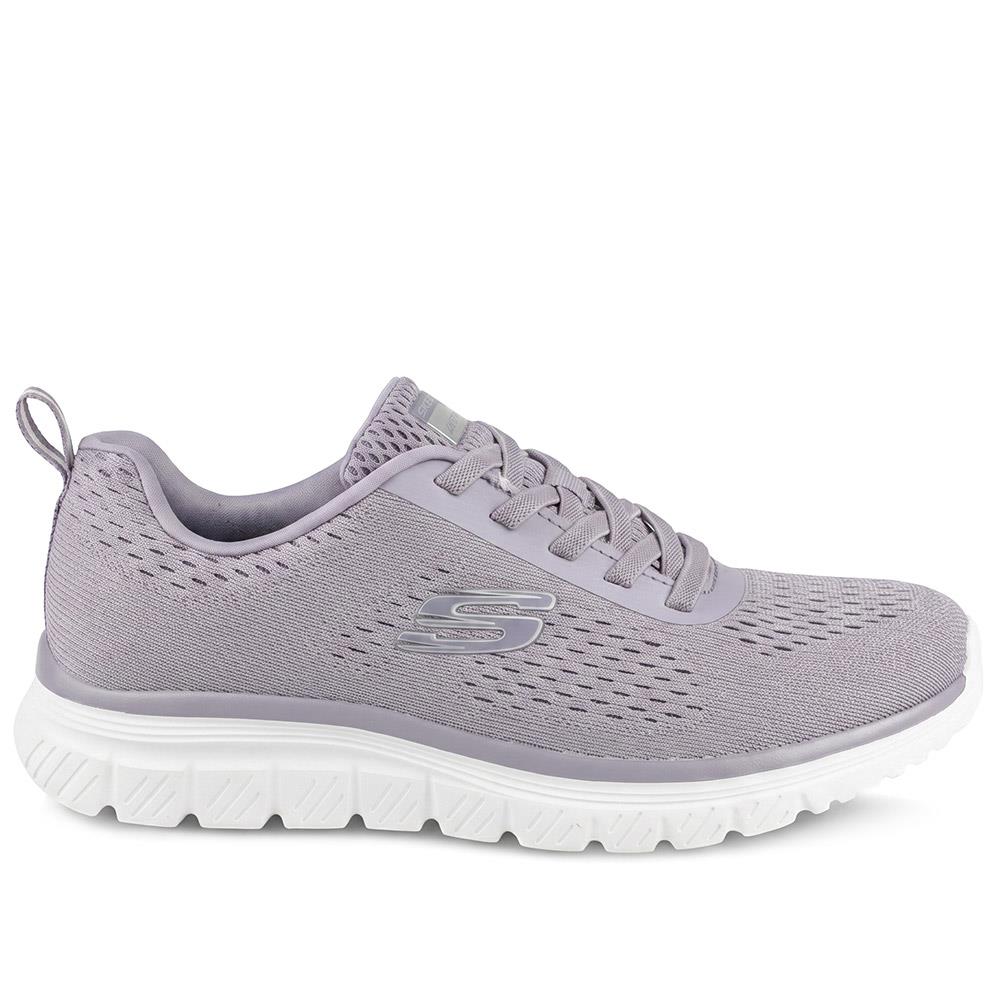 Skechers Summits Bungee Lace Trainers - SKE43016 / 328 684 - Purple - Image 2