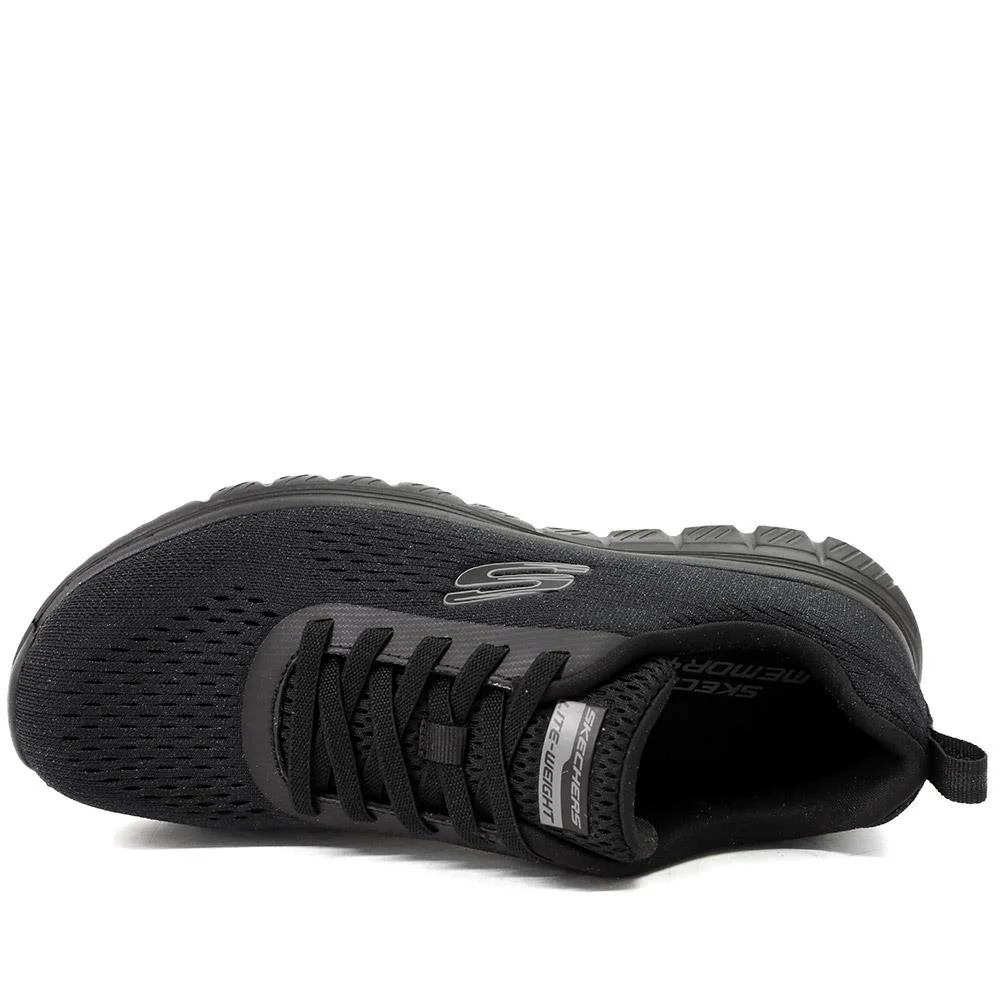 Skechers Summits Bungee Lace Trainers - SKE43016 / 328 684 - Black - Image 5