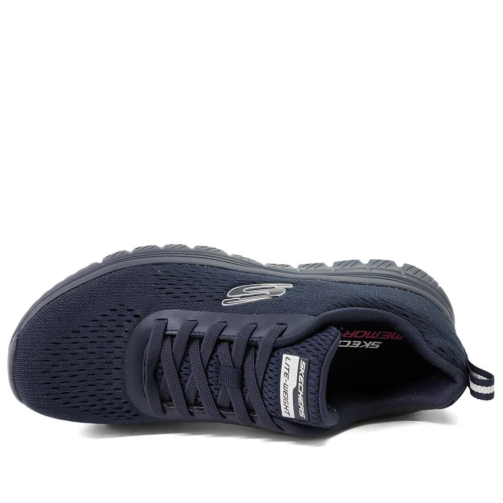 Skechers Summits Bungee Lace Trainers - SKE43016 / 328 684 - Navy - Image 5