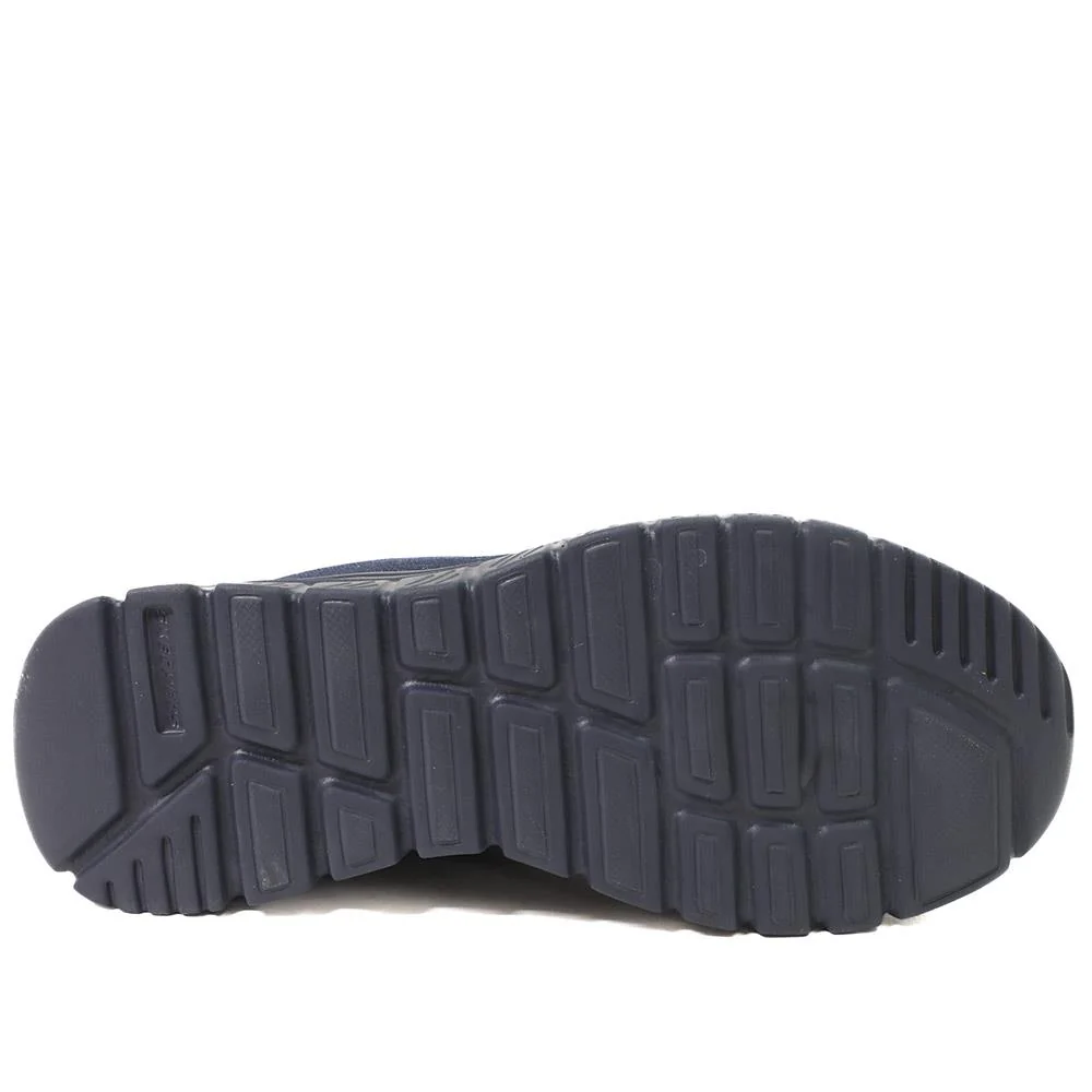 Skechers Summits Bungee Lace Trainers - SKE43016 / 328 684 - Navy - Image 6
