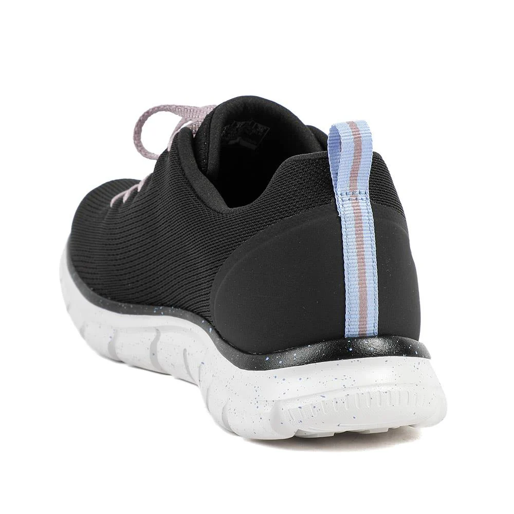 Skechers Track Lace Up Waterproof Trainers - SKE42029 / 327 757 - Black - Image 4