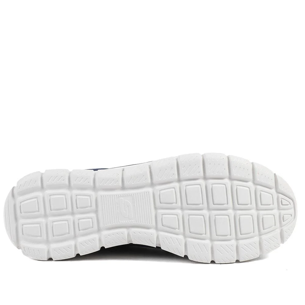 Skechers Track Lace Up Waterproof Trainers - SKE42029 / 327 757 - Navy - Image 5
