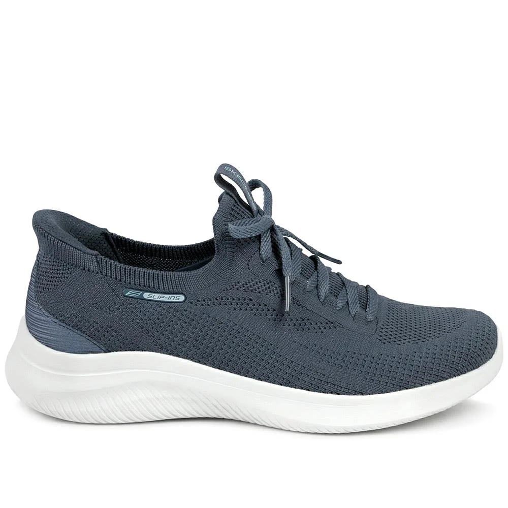 Skechers Ultra Flex 4.0 Trainers - SKE43522 / 328 741 - Navy - Image 2