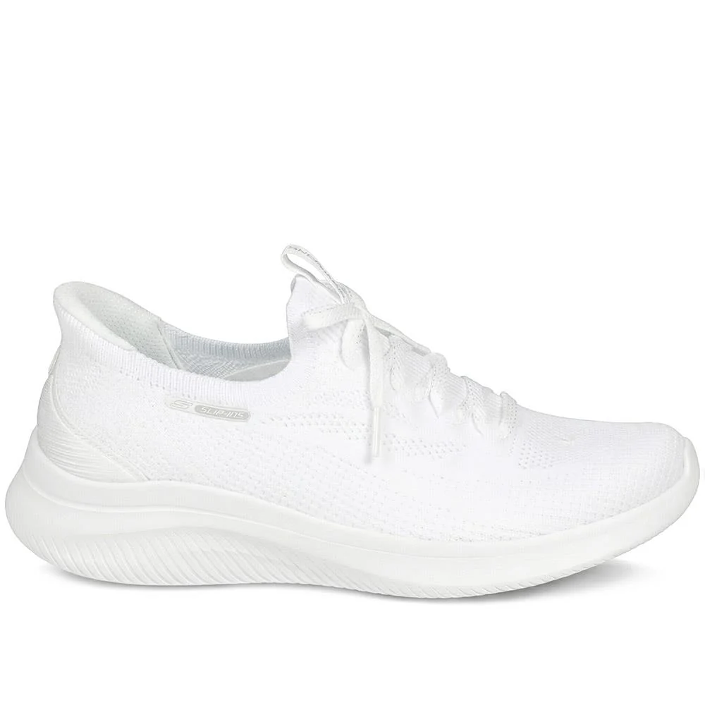 Skechers Ultra Flex 4.0 Trainers - SKE43522 / 328 741 - White - Image 2