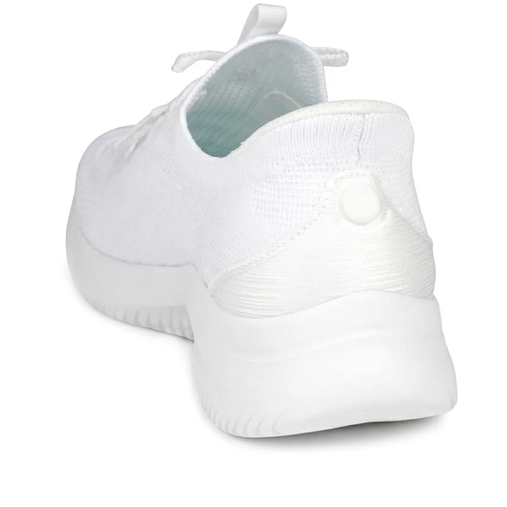 Skechers Ultra Flex 4.0 Trainers - SKE43522 / 328 741 - White - Image 3