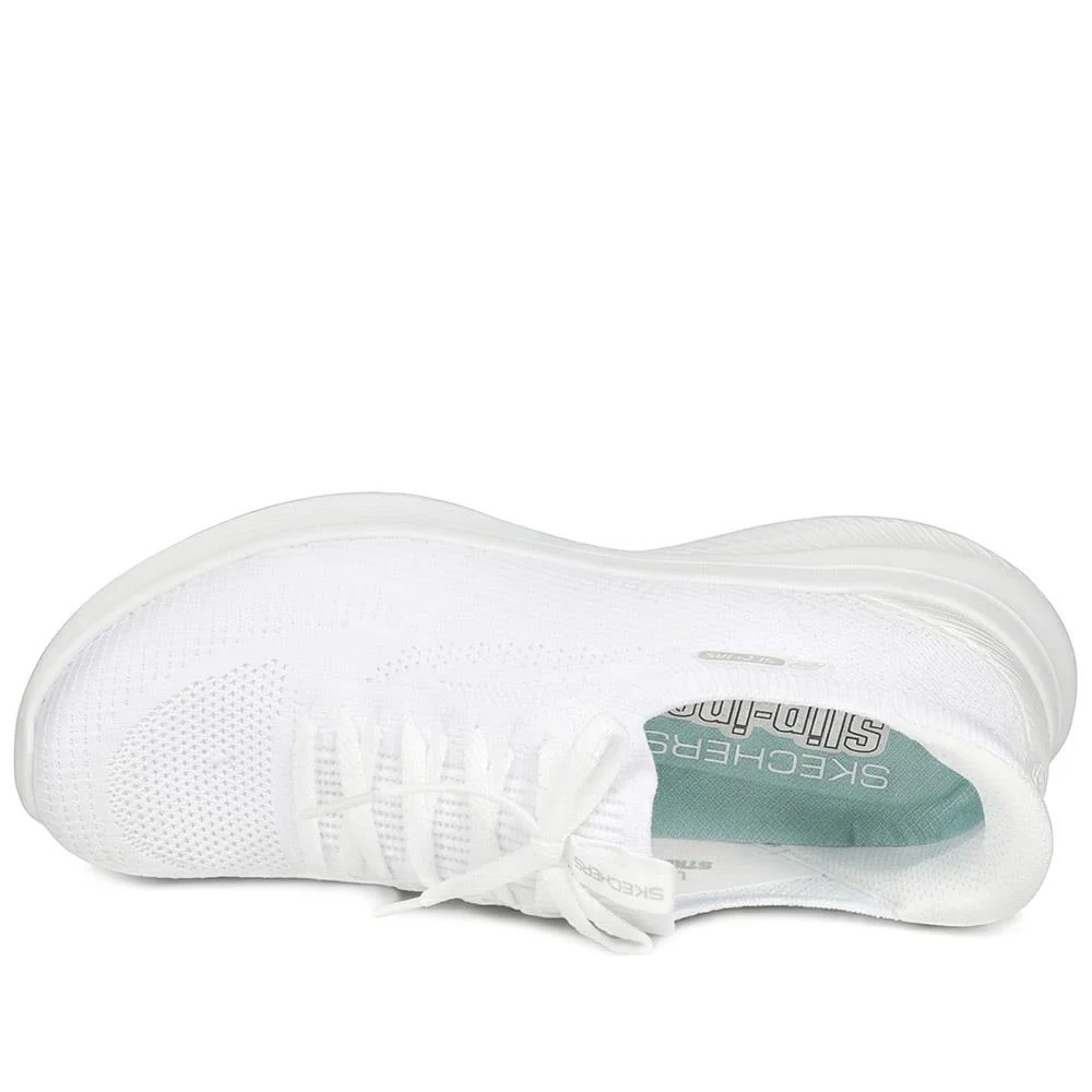 Skechers Ultra Flex 4.0 Trainers - SKE43522 / 328 741 - White - Image 4
