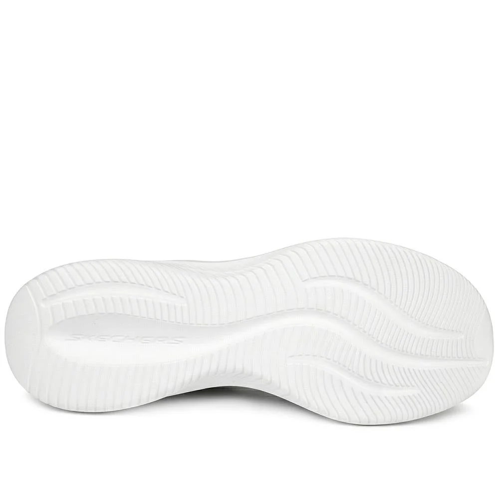Skechers Ultra Flex 4.0 Trainers - SKE43522 / 328 741 - White - Image 5