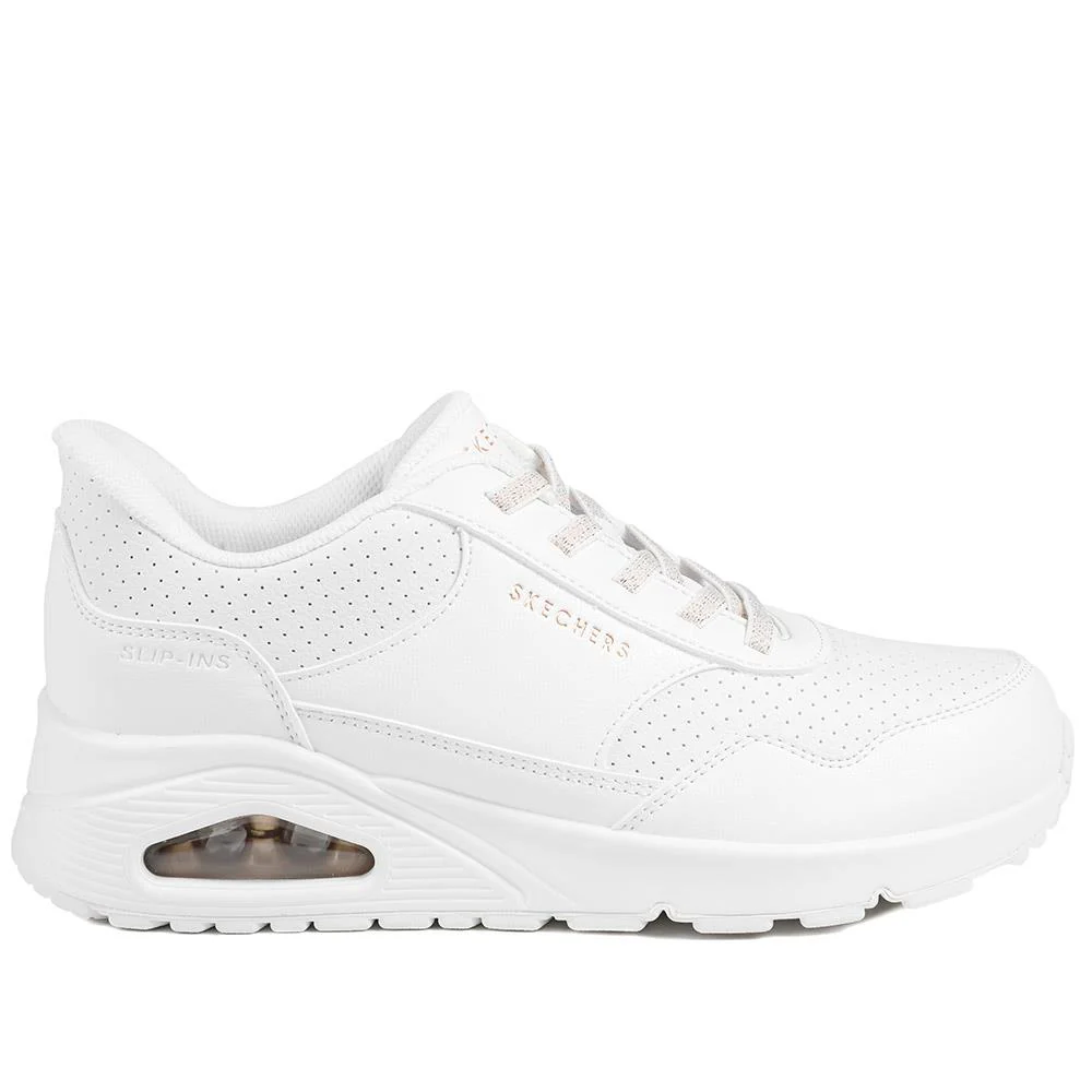 Skechers UNO Banksia Luxe Trainers - SKE43519 / 328 735 - White - Image 3