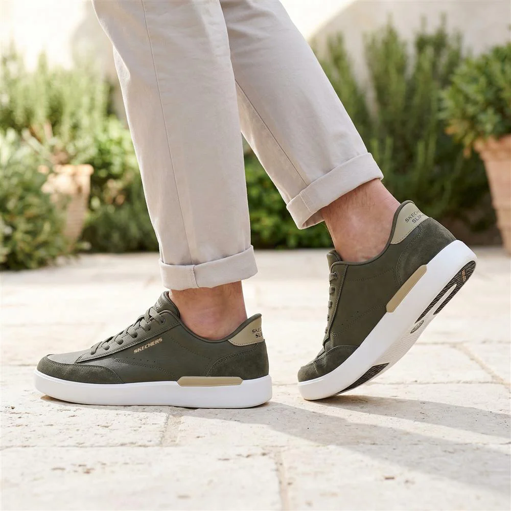 Skechers Verloma Radical Slip In Trainers - SKE43506 / 328 721 - Olive - Image 2