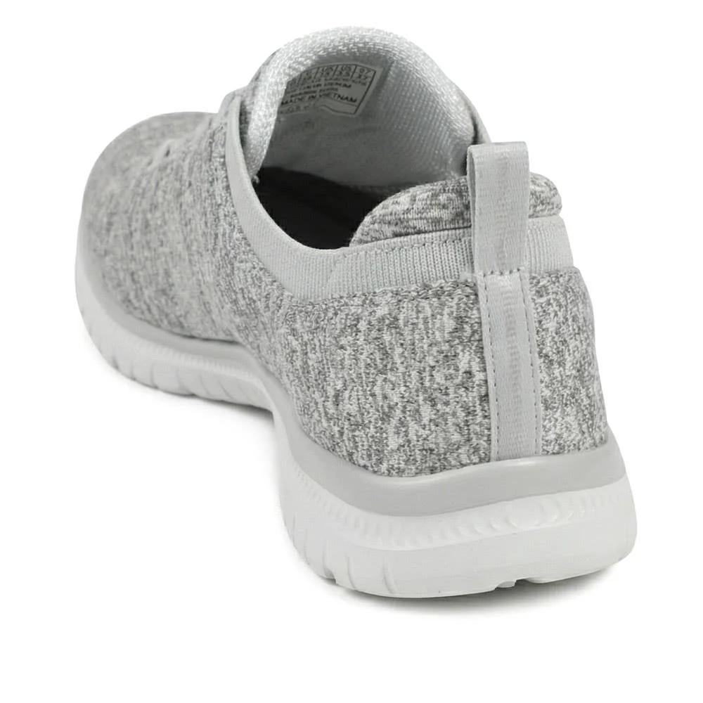 Skechers Virtue Sporty Trainers - SKE43007 / 328 875 - Grey - Image 3