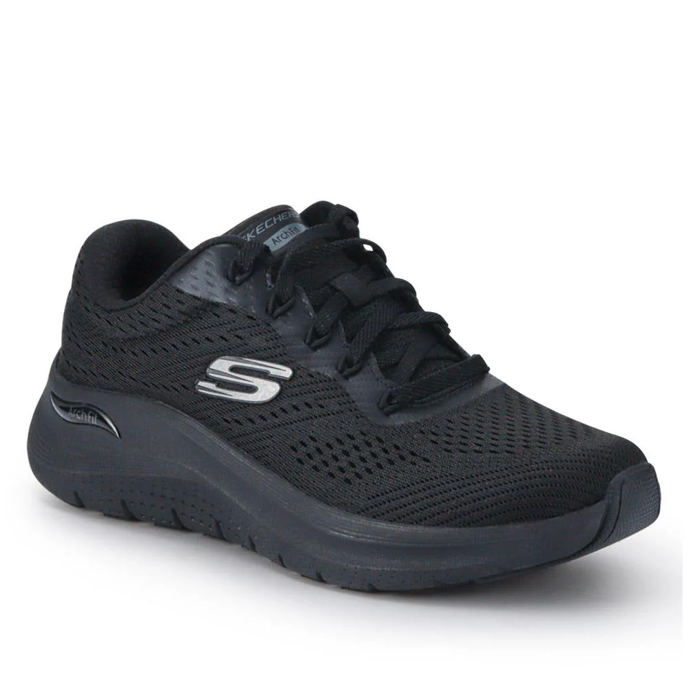 Skechers Arch Fit 2.0 Big League Trainers - SKE41502 / 326 715 - Black-Black