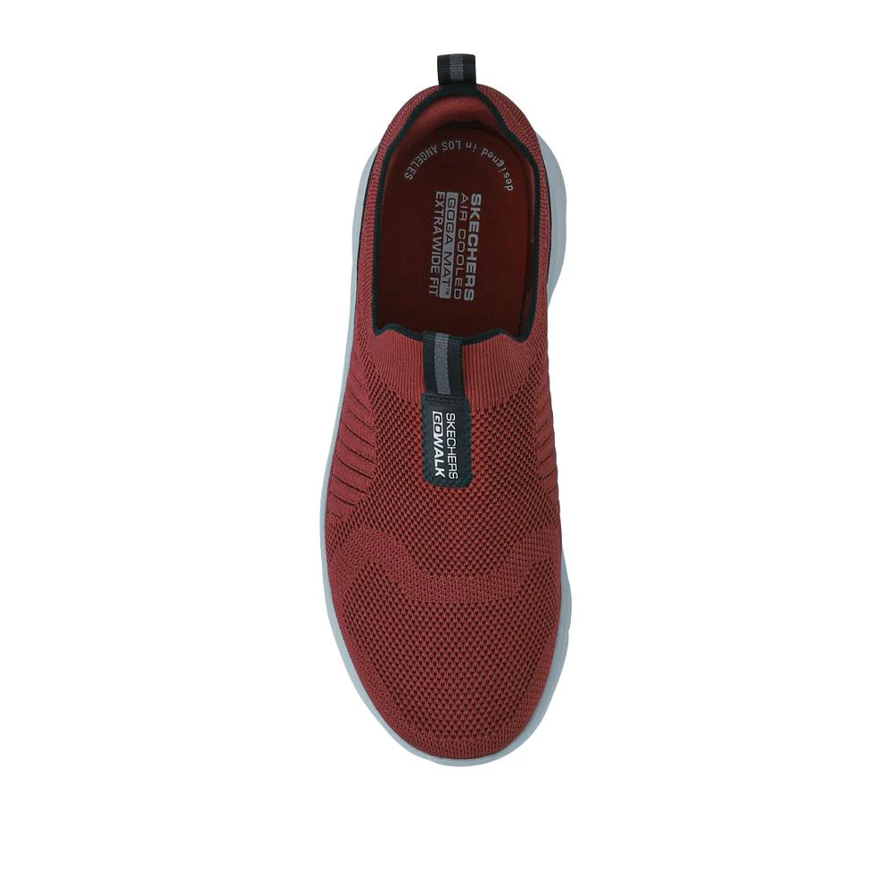 Skechers Extra Wide Fit GO WALK FLEX Trainers - SKE41031 / 326 644 - Red - Image 4