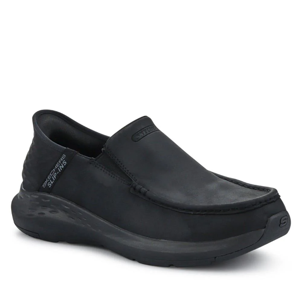 Skechers Wide Fit Slip-ins Relaxed Fit Trainers - SKE41011 / 326 643 - Black