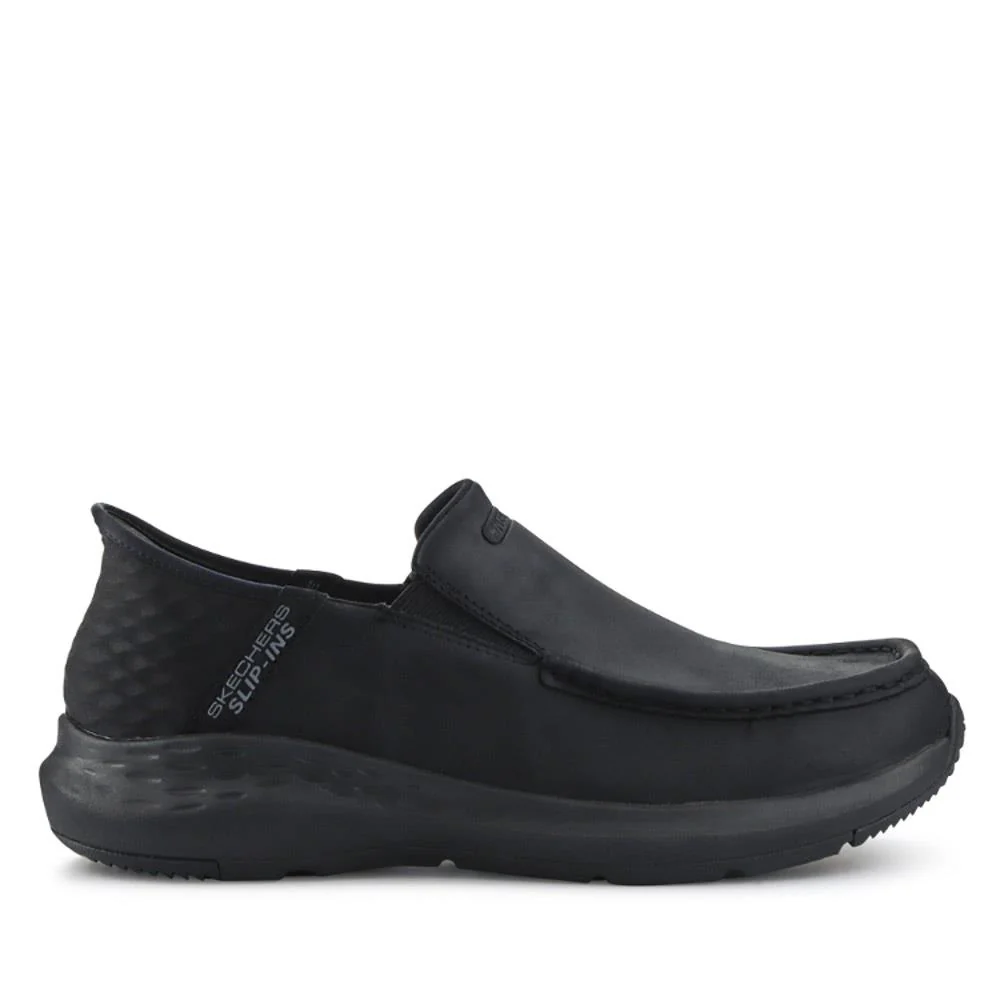Skechers Wide Fit Slip-ins Relaxed Fit Trainers - SKE41011 / 326 643 - Black - Image 2