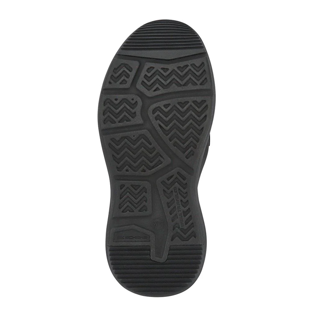 Skechers Wide Fit Slip-ins Relaxed Fit Trainers - SKE41011 / 326 643 - Black - Image 4