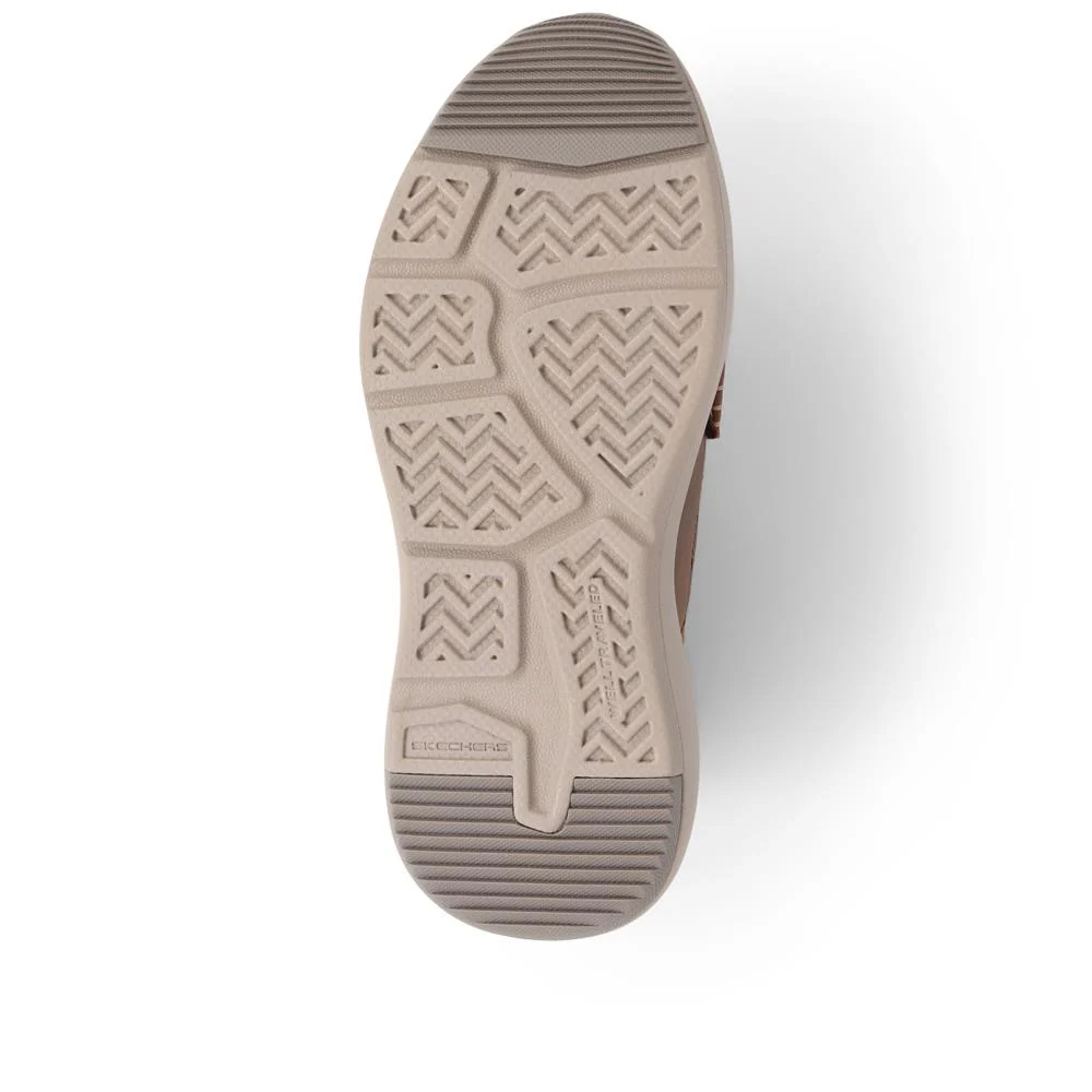 Skechers Wide Fit Slip-ins Relaxed Fit Trainers - SKE41011 / 326 643 - Tan - Image 5