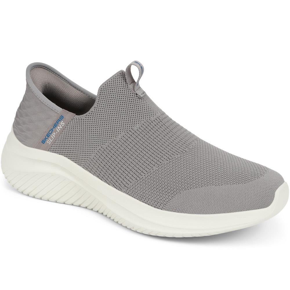 Skechers Wide Fit Slip-ins: Ultra Flex Trainers - SKE39047 / 324 776 - Grey