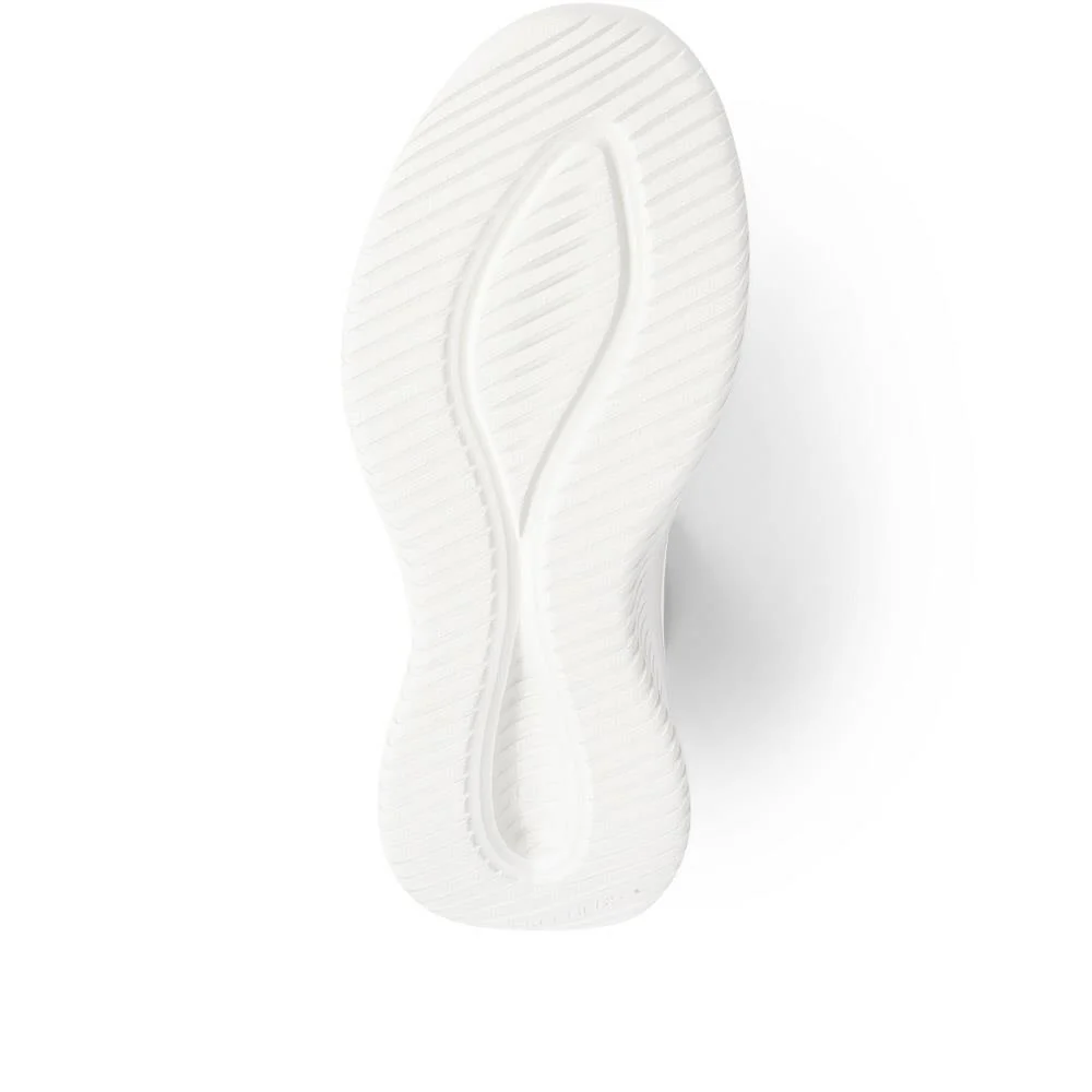 Skechers Wide Fit Slip-ins: Ultra Flex Trainers - SKE39047 / 324 776 - Grey - Image 4
