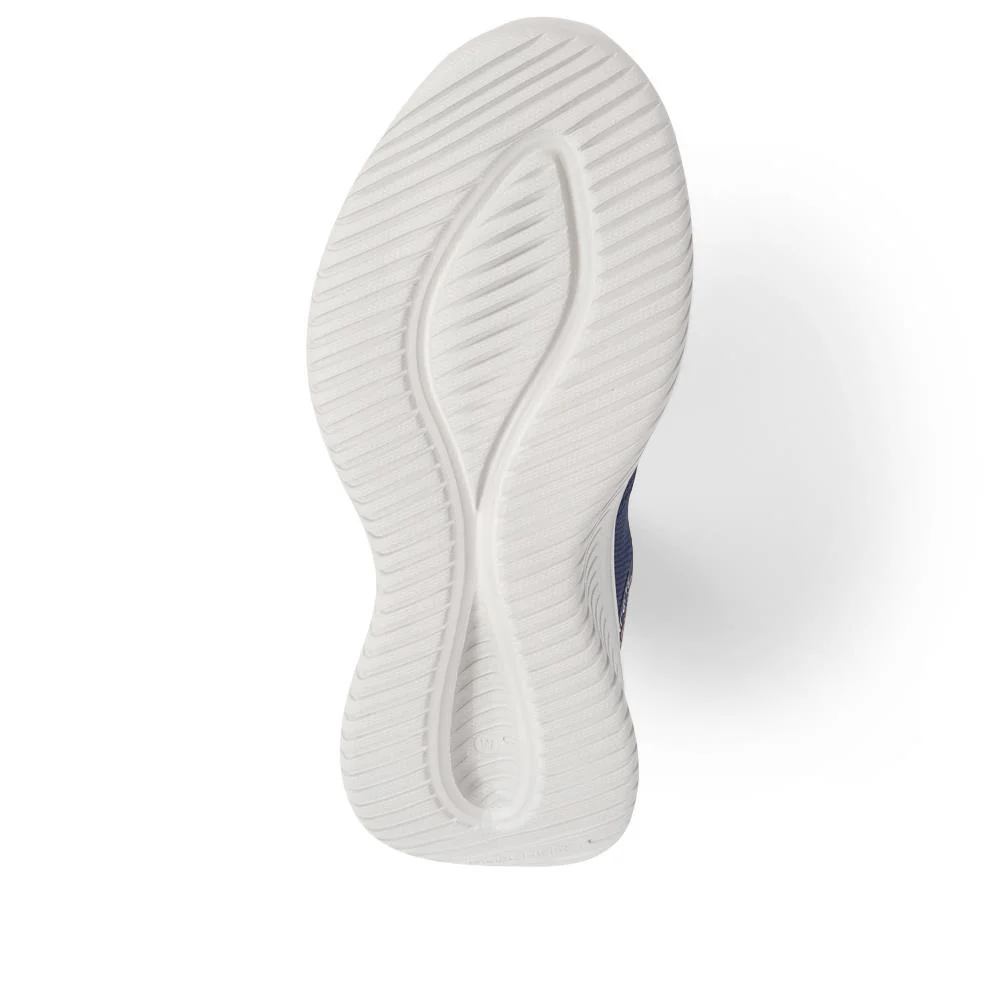 Skechers Wide Fit Slip-ins: Ultra Flex Trainers - SKE39047 / 324 776 - Navy - Image 4