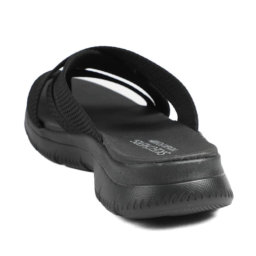Skechers Wide Fit Summits Fantasy Walk Sandals - SKE43077 / 328 677 - Black - Image 4