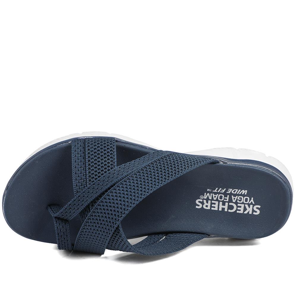 Skechers Wide Fit Summits Fantasy Walk Sandals - SKE43077 / 328 677 - Navy - Image 5