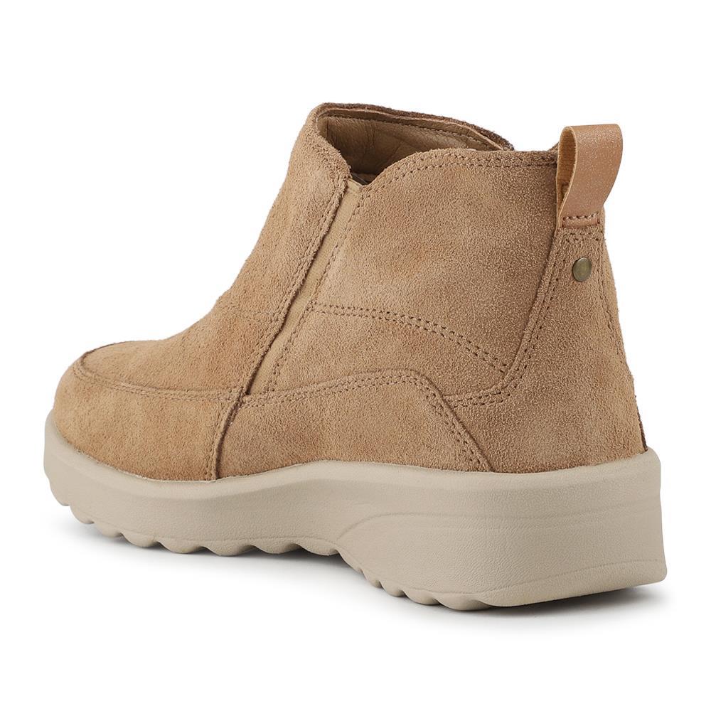 Skechers Zip Up Leather Boots - SKE42071 / 328 248 - Tan - Image 3