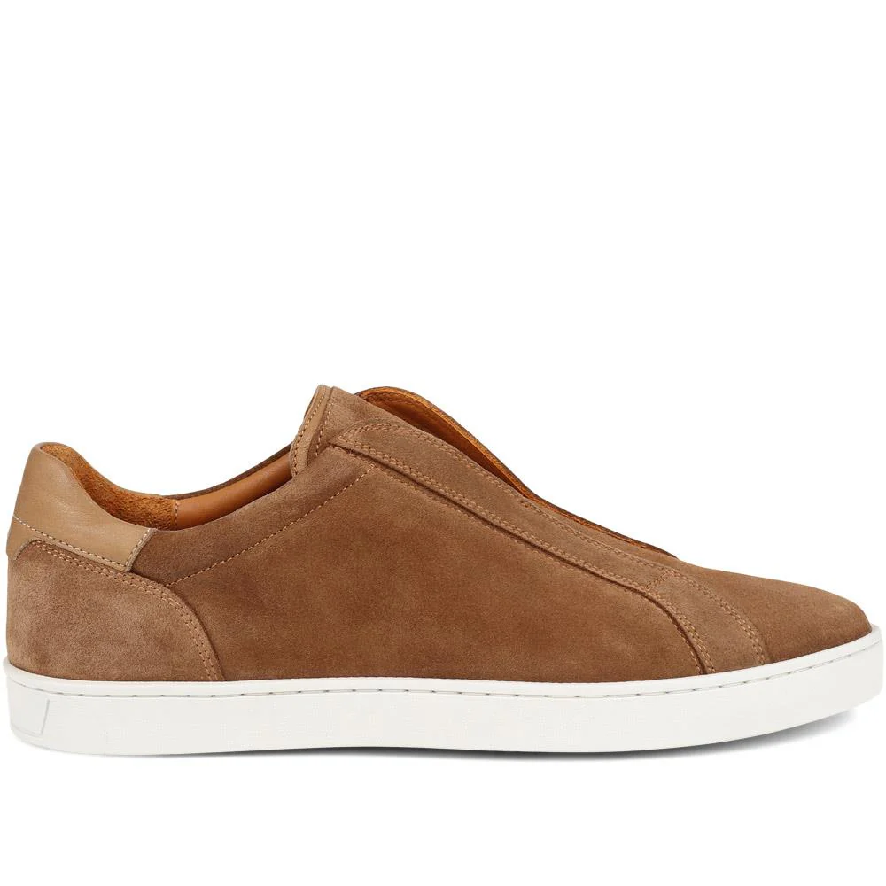 Slade Suede Trainers - SLADE / 325 239 - Tan Suede - Image 2