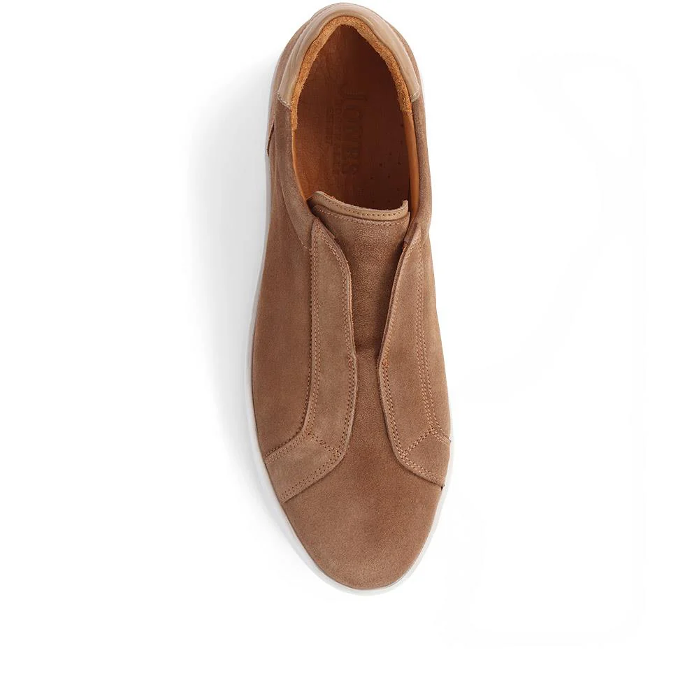 Slade Suede Trainers - SLADE / 325 239 - Tan Suede - Image 5