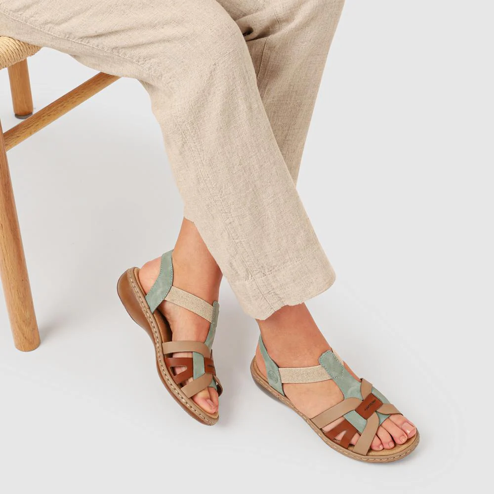 Slingback Sandals - RKR39532 / 325 028 - Green - Image 5