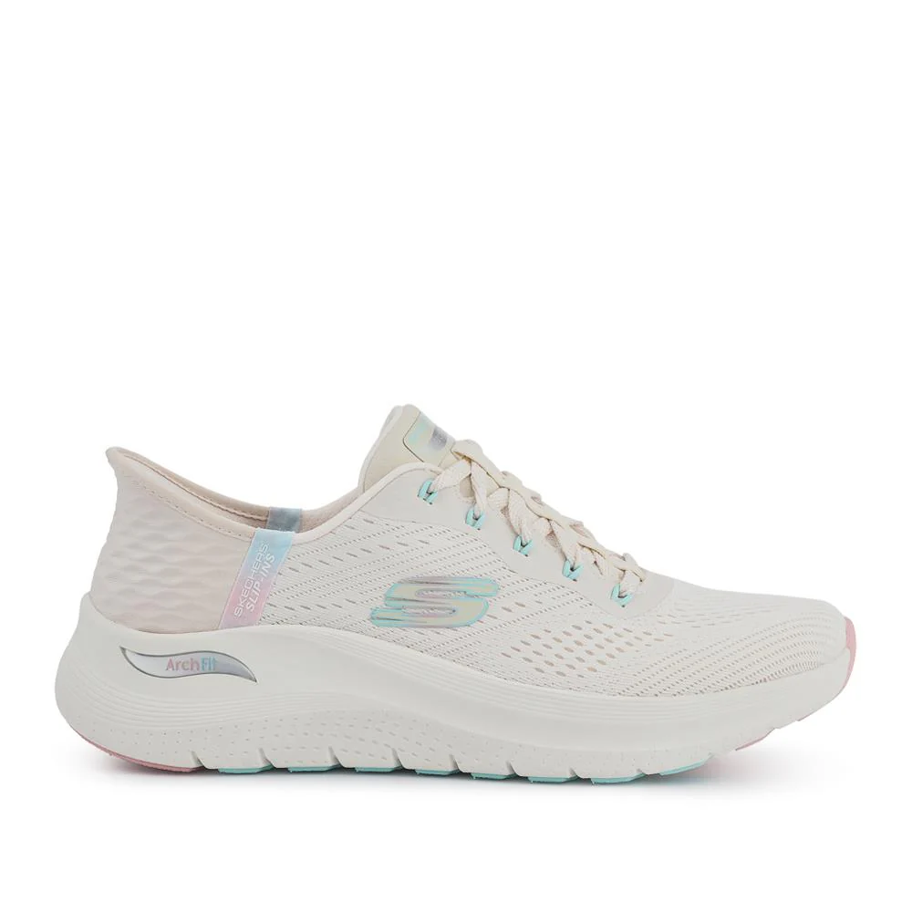 Skechers Slip-ins: Arch Fit 2.0 Trainers - SKE41519 / 326 990 - Natural - Image 2
